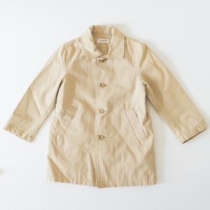 Jeux de bebe Toddler Tan Trench Coat Size 2